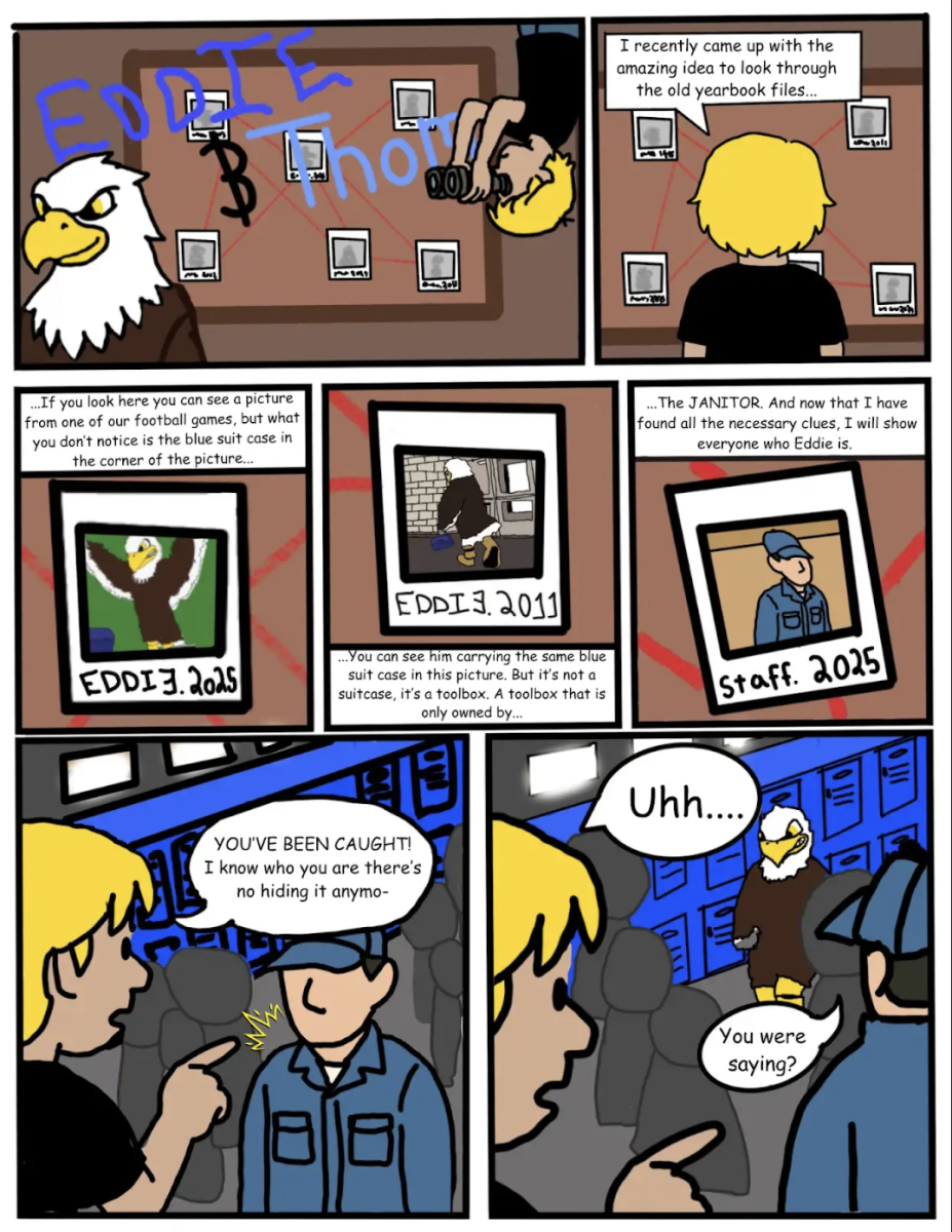 Eddie & Thom comic: An eagle eyed suspect